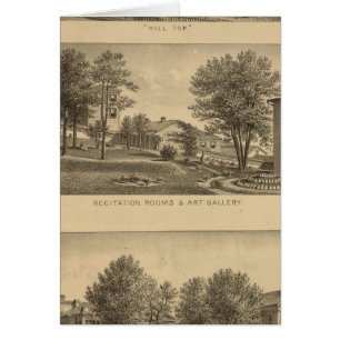 Augusta Female Seminary, Virginia Hälsningskort