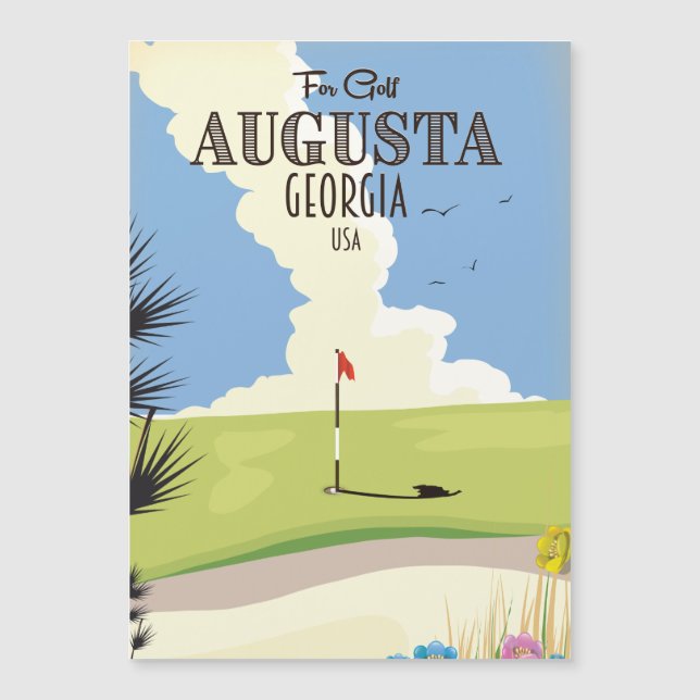 Augusta Georgia Golf Poster (Framsida)