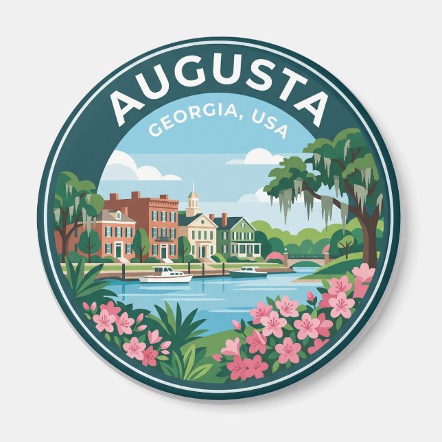 Augusta Georgia Magnet (Framsidan)