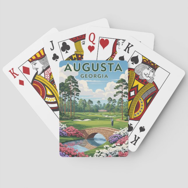 Augusta Georgia Travel Casinokort (Baksidan)