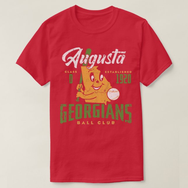 Augusta Georgians Baseball T Shirt (Design framsida)
