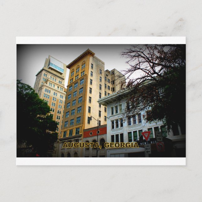 AUGUSTA, GEORGIEN VYKORT (Framsida)