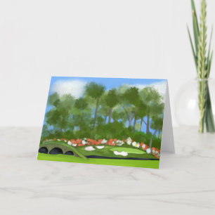 Augusta Golf 12:e Hål Kort