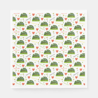 Augusta Golf 12:e Hål Pappersservett