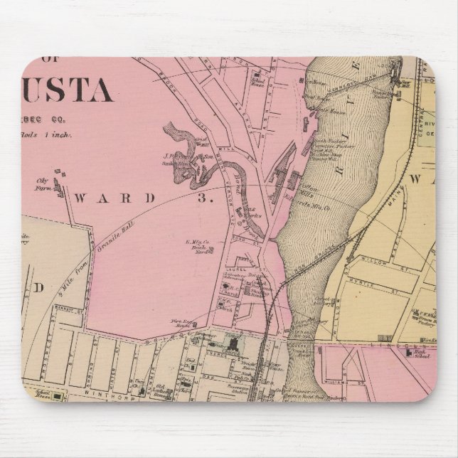 Augusta, Kennebec County Musmatta (Framsidan)