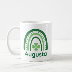 Augusta Namn Klöver Boho Rainbow Kaffemugg