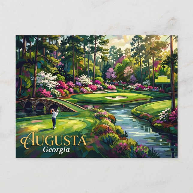 Augusta National Golf Club USA Vykort (Framsida)