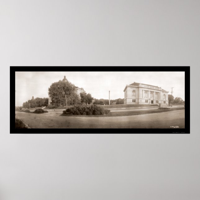 Augustana College LG Photo 1914 Poster (Framsidan)