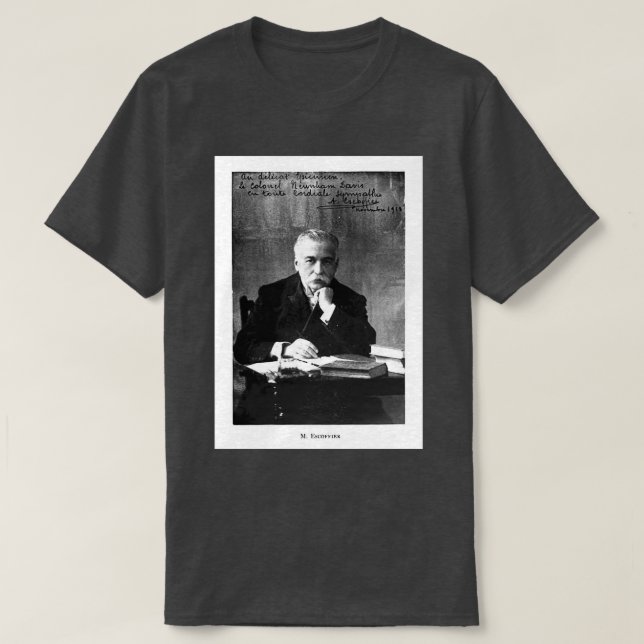 Auguste Escoffier  T Shirt (Design framsida)