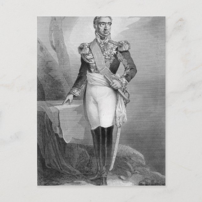 Auguste Frederic Louis Viesse de Marmont Vykort (Framsida)