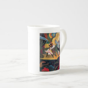 Auguste Macke - Ryska balettdansöser på scen Benporslin Mugg