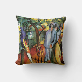 Auguste Macke - Zoological Garden Animal Lover Kudde
