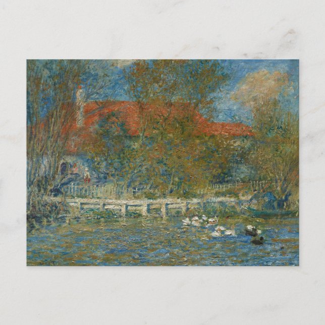 Auguste Renoir - Anka-dammen Vykort (Framsida)