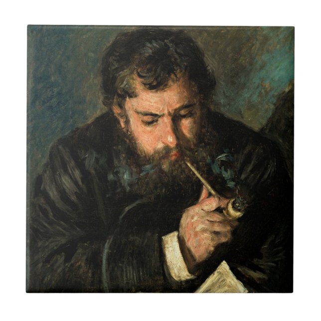 Auguste Renoir av Claude Monet Kakelplatta (Framsidan)