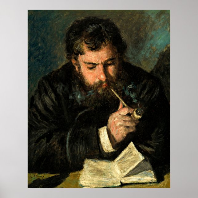 Auguste Renoir av Claude Monet Poster (Framsidan)