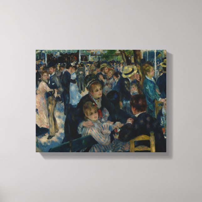 Auguste Renoir - Dance at Le Moulin de la Galette Canvastryck (Framsida)