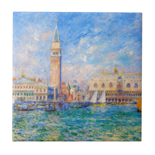 Auguste Renoir - Doges Palace Venedig Kakelplatta