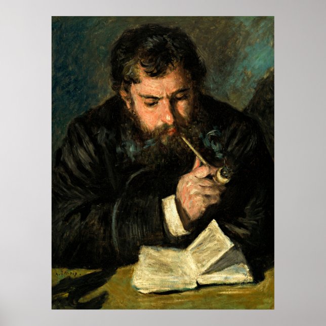 Auguste Renoir från Claude Monet Poster (Framsidan)