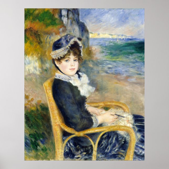 Auguste Renoir från Seashore Poster (Framsidan)