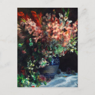 Auguste Renoir - Gladioli i A Vas Vykort