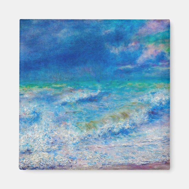 Auguste Renoir "Havsutsikt" Magnet (Framsidan)