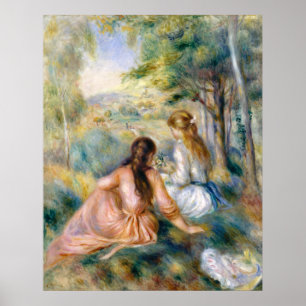 Auguste Renoir i Meadow Poster