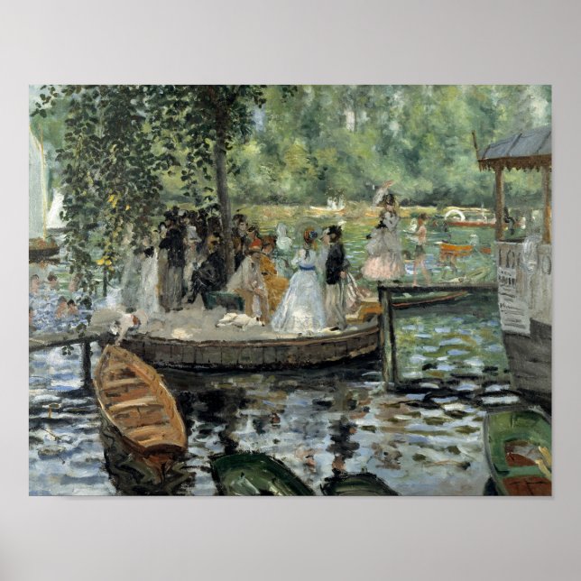 Auguste Renoir - La Grenouillere Poster (Framsidan)