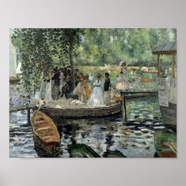 Auguste Renoir - La Grenouillere Poster (Framsidan)