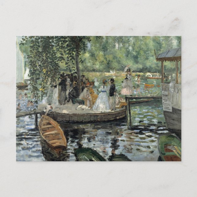 Auguste Renoir - La Grenouillere Vykort (Framsida)