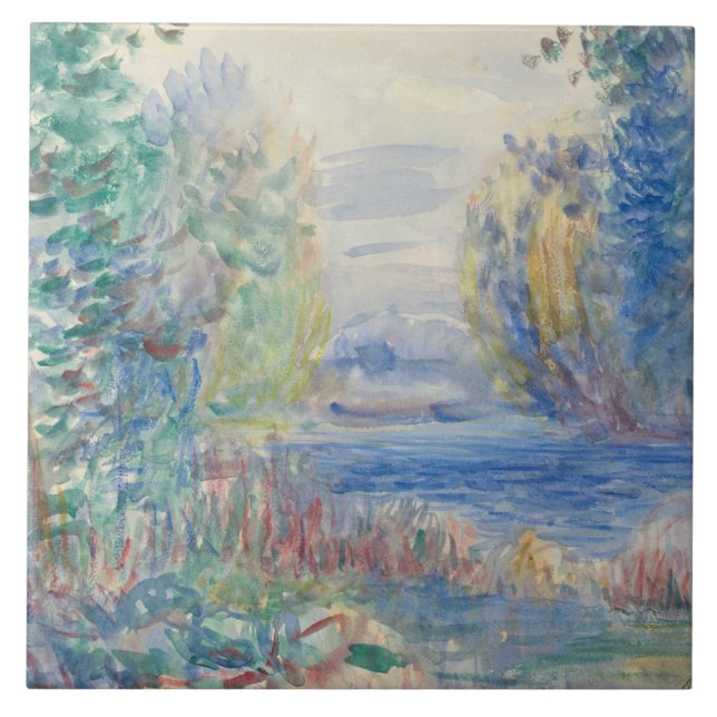 Auguste Renoir - Landskapet Kakelplatta (Framsidan)