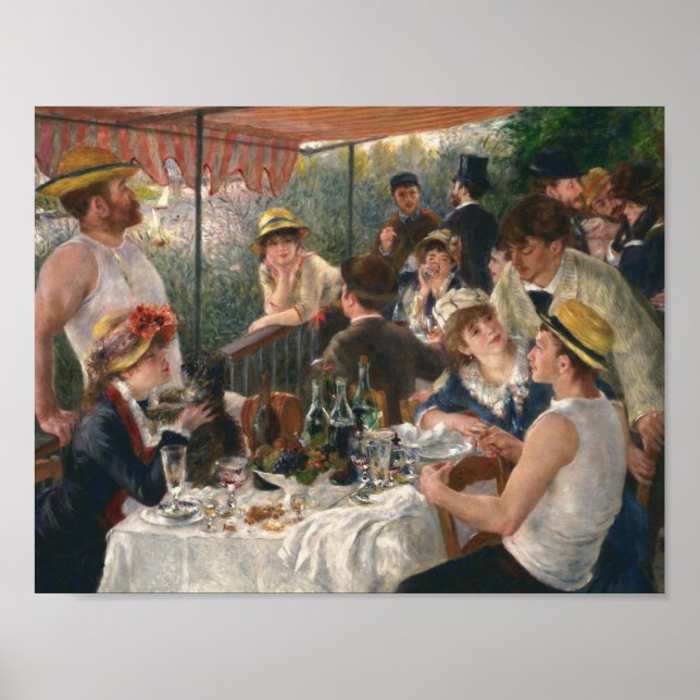 Auguste Renoir - Luncheon the Boating Party Poster (Framsidan)