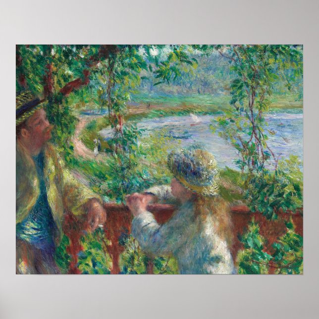 Auguste Renoir - nära Sjö Poster (Framsidan)