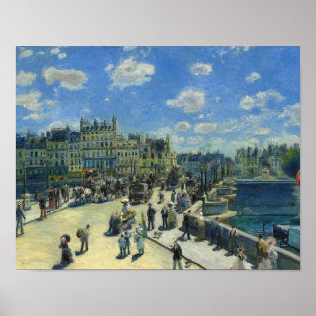 Auguste Renoir - Pont Neuf, Paris Poster (Framsidan)