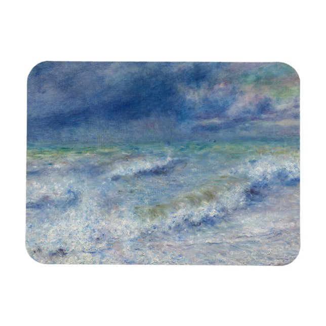 Auguste Renoir - Sjölandskap Magnet (Horisontell)