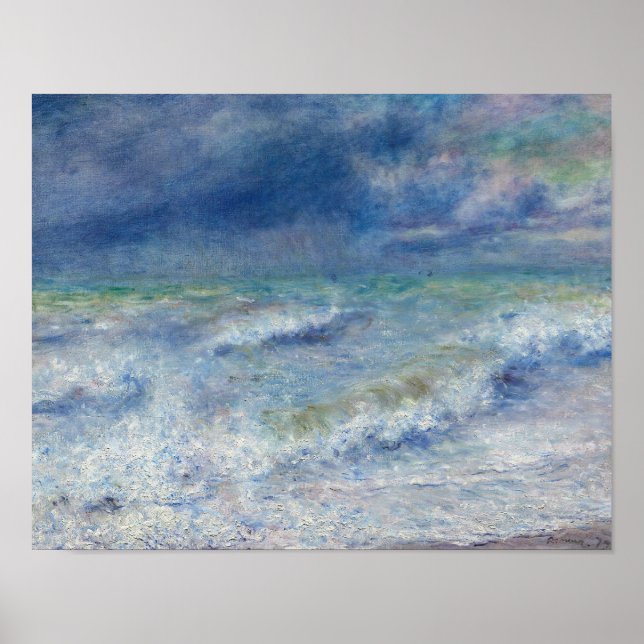 Auguste Renoir - Sjölandskap Poster (Framsidan)