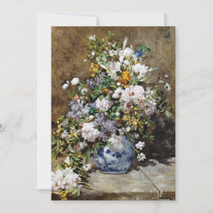 Auguste Renoir - Vår Bouquet Inbjudningar