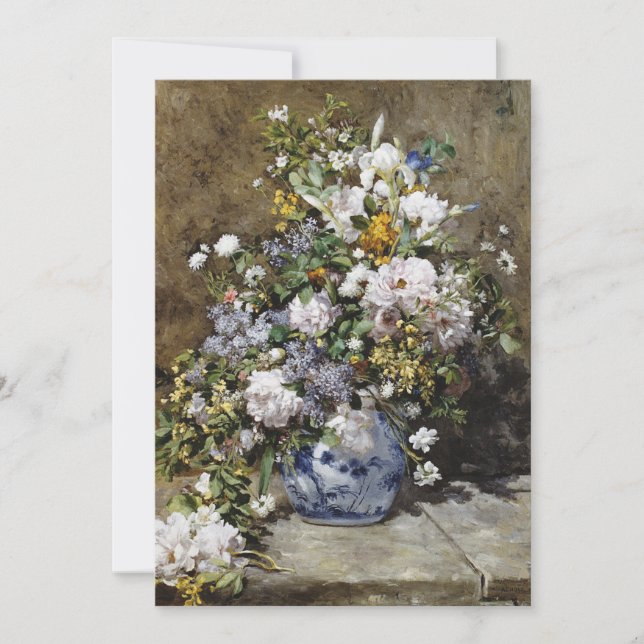 Auguste Renoir - Vår Bouquet Meddelande (Framsida)