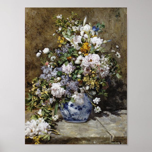 Auguste Renoir - Vår Bouquet Poster (Framsidan)