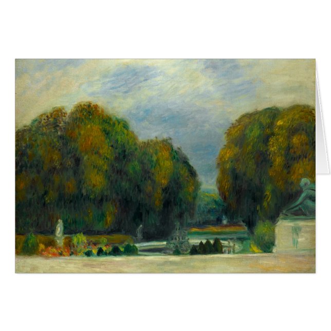 Auguste Renoir - Versailles Hälsningskort (Framsidan Horizontal)