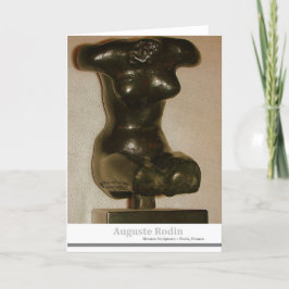 Auguste Rodin Sculpture Kort