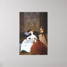 Auguste Toulmouche - La Fiancée Hésitante, (1866)