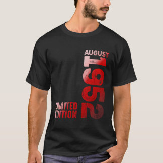 Augusti 1952 Legendariskt År 1952 Födelsedag Vinta T Shirt