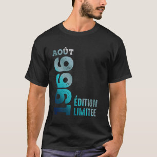 Augusti 1966 Retro Year 1966 Vintage 1966 Begränsa T Shirt
