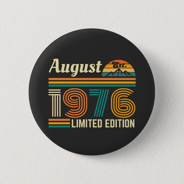 Augusti 1976 Limited Edition  Knapp (Framsida)