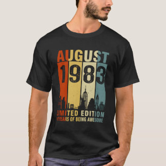 Augusti 1983 40 år av varelse i Fantastisk T Shirt