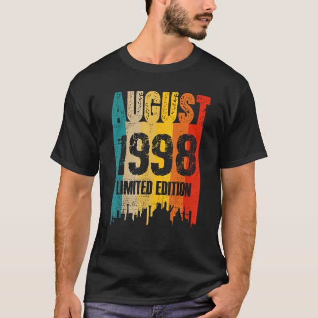 Augusti 1998, 25 år före Fantastisk 1 T Shirt (Framsida)