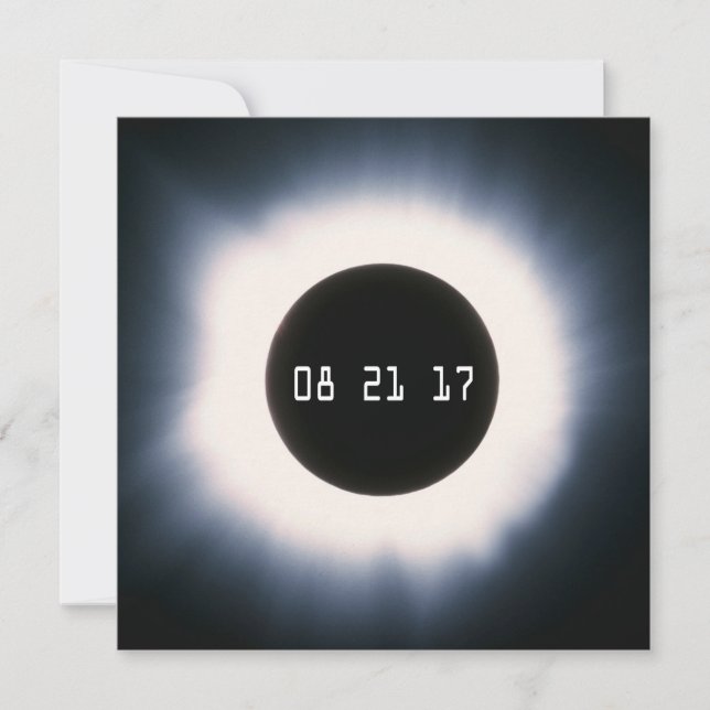 Augusti 2017 Total Solar Eclipse in Black and Whit (Framsida)