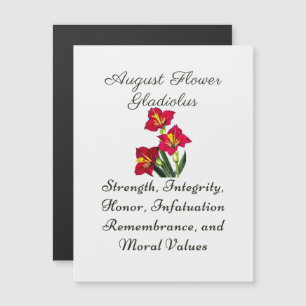 Augusti Birth Month Flower Gladiolus Birth Gift