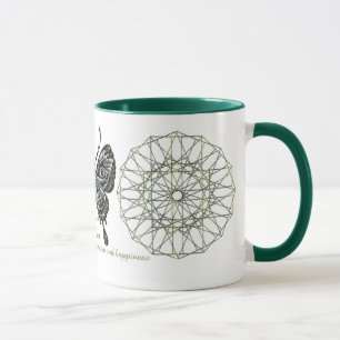 Augusti Birthstone fjärilsmugg Mugg