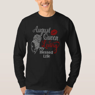 Augusti Drottning Lever Mitt Saliga Liv Skor Rhine T Shirt